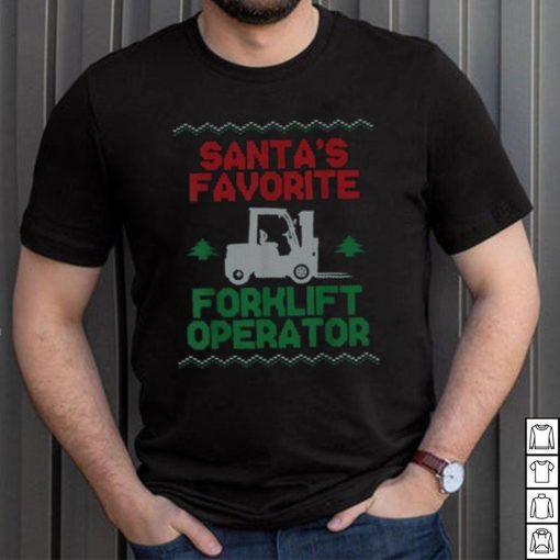 Certified Forklift Truck Operator Christmas Vintage Ugly Unisex Shirt