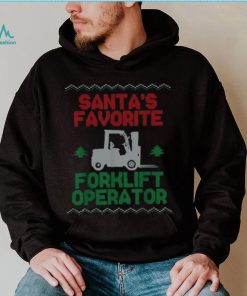 Certified Forklift Truck Operator Christmas Vintage Ugly Unisex Shirt