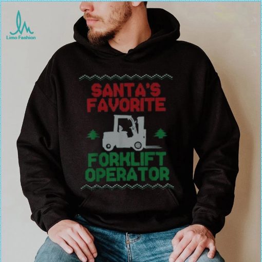 Certified Forklift Truck Operator Christmas Vintage Ugly Unisex Shirt