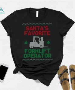 Certified Forklift Truck Operator Christmas Vintage Ugly Unisex Shirt