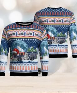 Champaign, Illinois, Illinois Fire Service Institute Aop Ugly Sweater 3D Gift For Men And Women