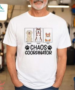 Chaos Coordinator   Birthday, Anniversary, Funny Gift For Dog Lovers, Dog Mom, Dog Dad   Personalized T Shirt