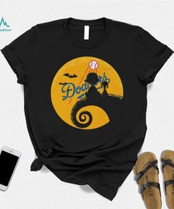 Charlie Brown and Snoopy Moon Los Angeles Dodgers Halloween 2023 shirt