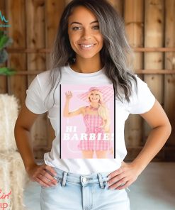 Cheap Margot Robbie Hi Barbie Poster, Barbie Movie Poster Shirt