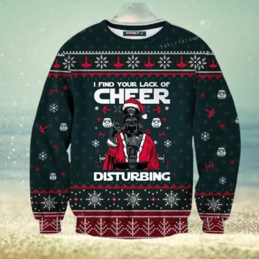 Cheer Disturbing Christmas Ugly Sweater Christmas Party