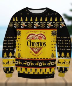 Cheerios Love Your Heart So You Can Do What You Love Chritsmas Womens Ugly Sweater