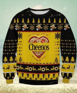 Cheerios Love Your Heart So You Can Do What You Love Chritsmas Womens Ugly Sweater