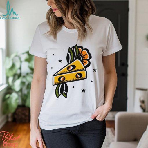 Cheese 4 Life with flowers art shirt