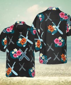 Chef Knives Tropical Hawaiian Shirt