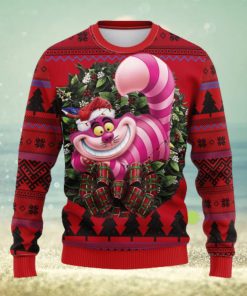 Cheshire Cat Alice In Wonderland Style Noel Ideas Ugly Christmas Sweater Gift Thanksgiving