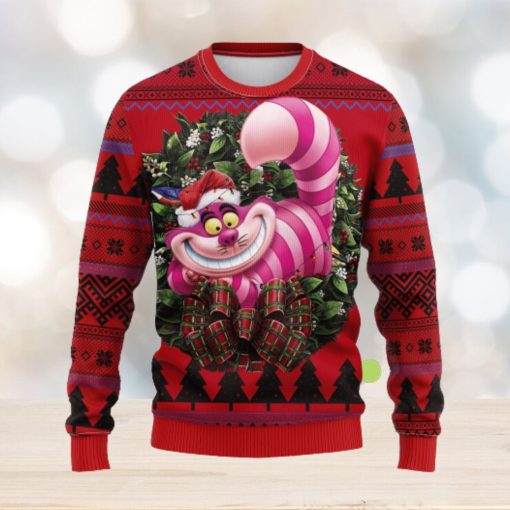 Cheshire Cat Alice In Wonderland Style Noel Ideas Ugly Christmas Sweater Gift Thanksgiving