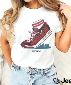 Chgo Marathon White Performance T Shirt