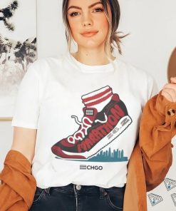 Chgo Marathon White Performance T Shirt