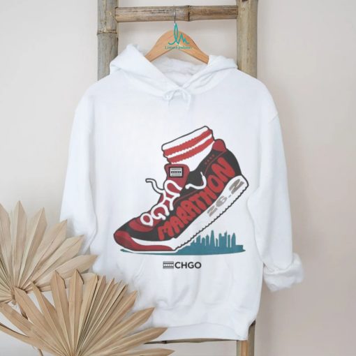 Chgo Marathon White Performance T Shirt