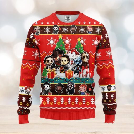 Chibi Horror Halloween Ugly Christmas Sweater Amazing Gift Men And Women Christmas Gift