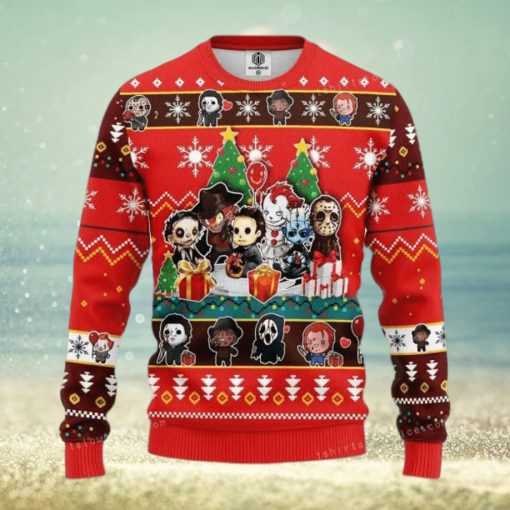 Chibi Horror Halloween Ugly Sweater Party