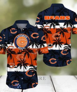 Chicago Bears All Over Print Logo And Coconut Trending Summer Gift Aloha Hawaiian Shirt