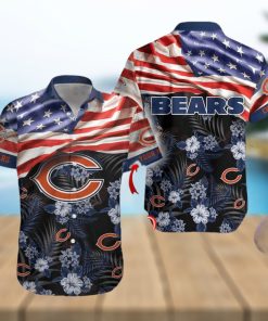 Chicago Bears Custom Name NFL Hawaiian Shirt And Shorts Gift For Men And Women Fans