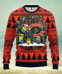 Chicago Bears Minion Christmas Ugly Sweater