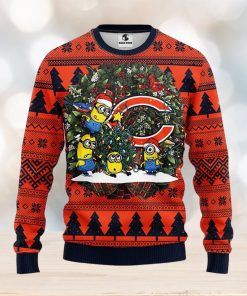 Chicago Bears Minion Christmas Ugly Sweater