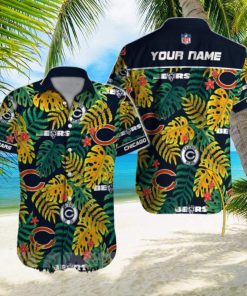 Nfl Chicago Bears Stars In Orange Dark Blue Trendy Hawaiian Shirt Aloha  Shirt - Trendy Aloha