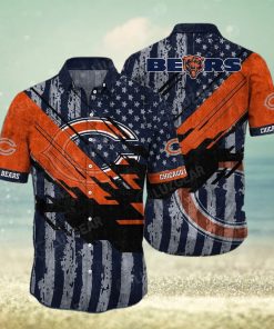 Chicago Bears NFL Football 3D Hawaiian Shirt And Shorts For Men And Women Gift Fans