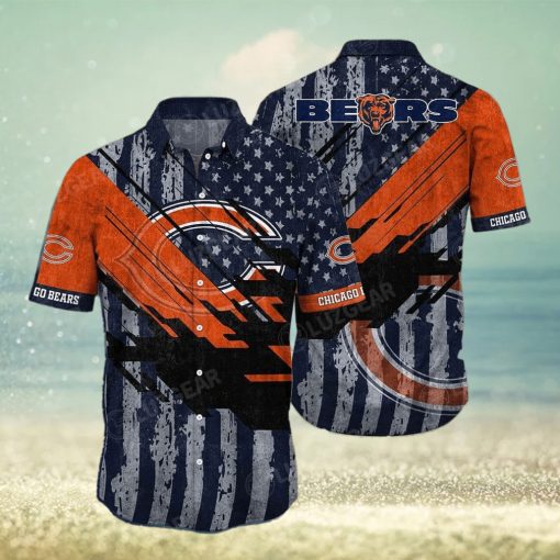 Chicago Bears NFL Football 3D Hawaiian Shirt And Shorts For Men And Women Gift Fans