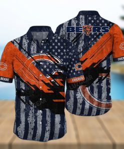 Chicago Bears NFL Football 3D Hawaiian Shirt And Shorts For Men And Women Gift Fans