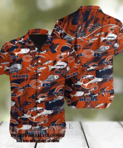 Chicago Bears Summer Flower Hawaiian Shirt - Limotees