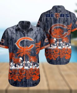 Chicago Bears NFL Graphic Tropical Pattern Style Summer 3D Hawaiian Shirt And Shorts For Men And Women Gift Fans