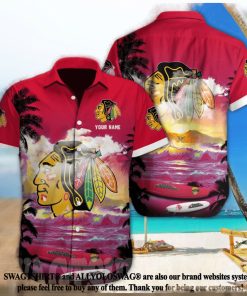 Chicago Blackhawks NHL Custom Full Printing Unisex Hawaiian Shirt