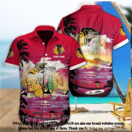 Chicago Blackhawks NHL Custom Full Printing Unisex Hawaiian Shirt