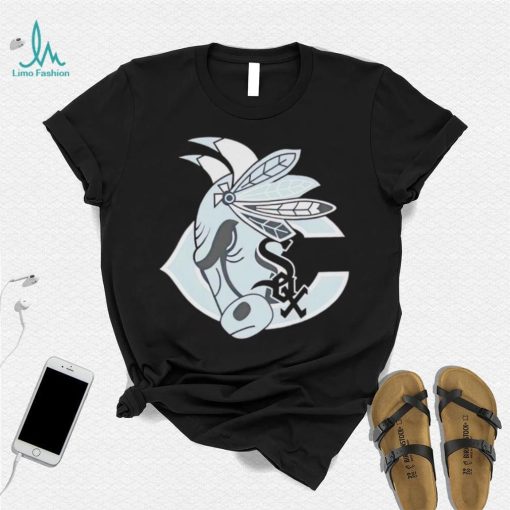 Chicago Bulls Bears Blackhawks White Sox logo shirt
