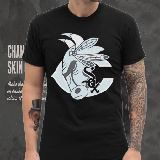 Chicago Bulls Bears Blackhawks White Sox logo shirt