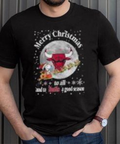 Chicago Bulls Merry Christmas To All And To Bulls A Good Season NBA Basketball Sports T Shirt