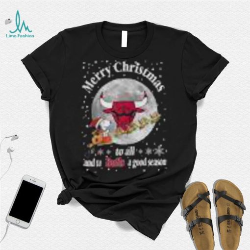 Chicago Bulls Merry Christmas To All And To Bulls A Good Season NBA Basketball Sports T Shirt