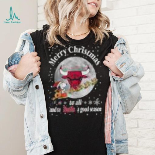 Chicago Bulls Merry Christmas To All And To Bulls A Good Season NBA Basketball Sports T Shirt
