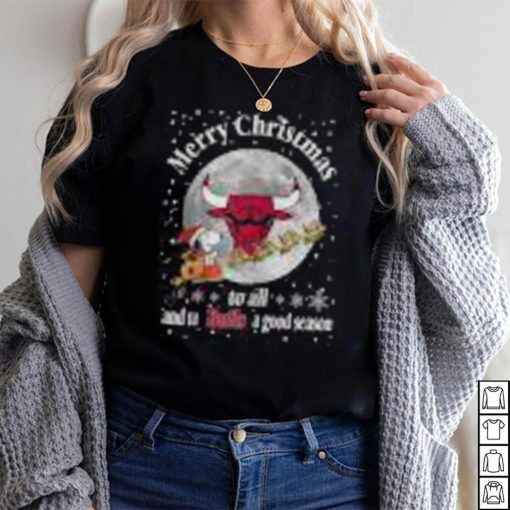 Chicago Bulls Merry Christmas To All And To Bulls A Good Season NBA Basketball Sports T Shirt