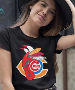 Chicago Cubs Bulls Bears Blackhawks logo shirt