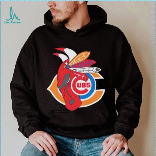 Chicago Cubs Bulls Bears Blackhawks logo shirt