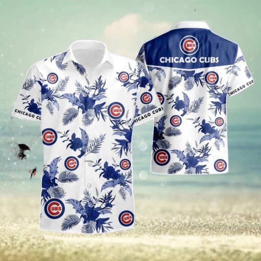 Chicago Cubs Hawaiian With Floral Summer Vacation 3D Summer Beach Hawaiian Shirt And Short