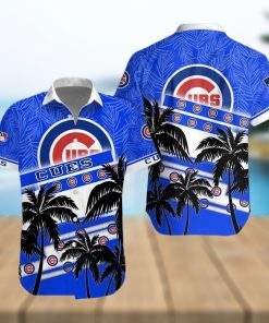 Chicago Cubs MLB Logo Hawaiian Shirt And Short Set Men Women