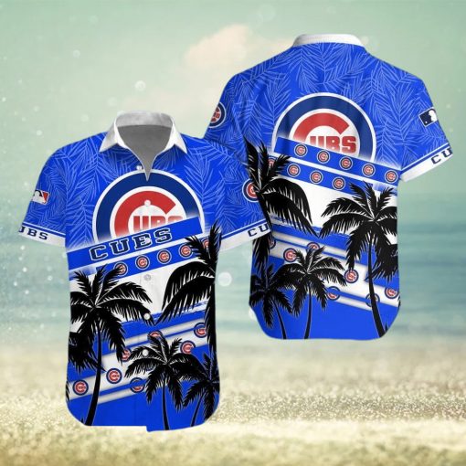 Chicago Cubs MLB Logo Hawaiian Shirt And Short Set Men Women