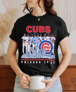 Chicago Cubs Skyline Players Name 2023 Shirt