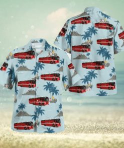 Chicago Illinois Chicago Fire Department Mobile Ambulance Bus Hawaiian Shirt