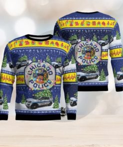 Chicago Police Ford Police Interceptor Utility Christmas Aop Ugly Sweater 3D Gift For Men And Women