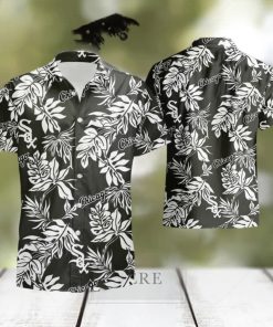 Chicago White Sox Tropical Flower Short Sleeve Hawaiian Shirt And Short Set