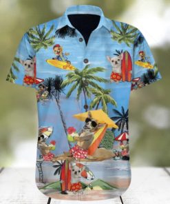 Chihuahua At Beach Vacation Hawaiian Shirt