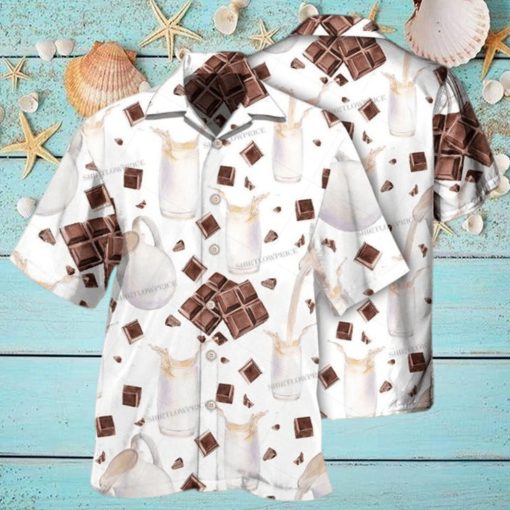 Chocolate Milk Is Cheaper Than Therapy Basic Style Hawaiian Shirt