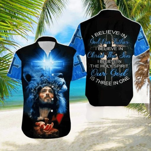 Christian Hawaiian Shirt I Believe In God Our Father hawaiian shirt